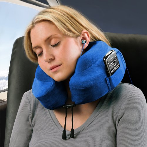 CABEAU Memory Foam "Evolution Pillow" +Small Bag - Travel Pillow Actually Works!
