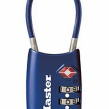 Master Lock 4688D TSA Accepted Cable Luggage Lock in Assorted Colors,