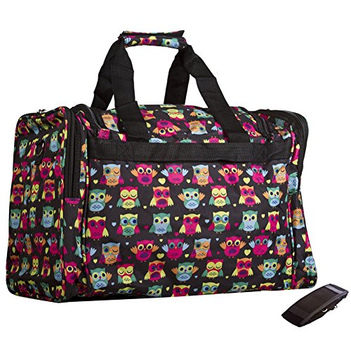 World Traveler Zebra Print Collection Travel Duffle Bag