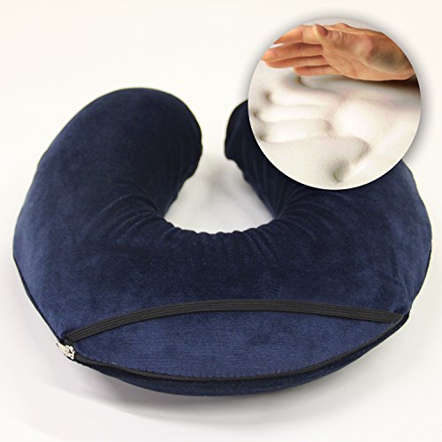 Classic Brands U-Shape Memory Foam Travel Pillow, Neck Pillow