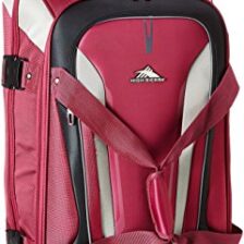 High Sierra AT7 Carry-on Wheeled Duffel with Backpack Straps