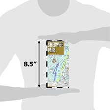 Streetwise Paris Map - Laminated City Center Street Map of Paris, France