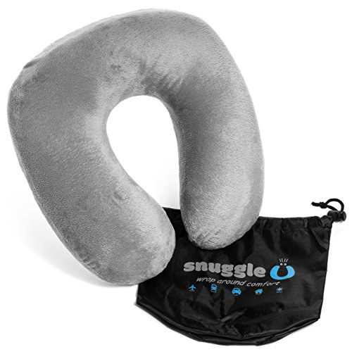 Best Travel Neck Pillow - Airplane Pillow - Perfect For Average to Plus Size