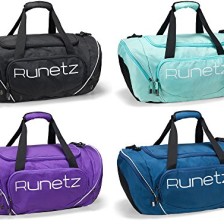 Runetz - Gym Bag Travel Duffle Large 20" - 30" for Men & Women Shoulder Duffel