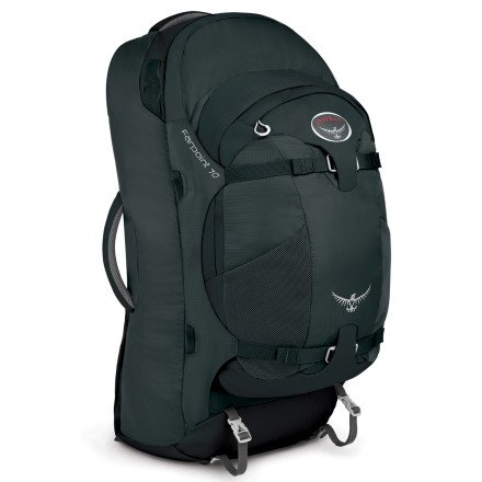 Osprey Packs Farpoint 70 Pack - 4089-4272cu in Charcoal Gray, S/M
