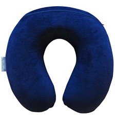 Travelmate Memory Foam Neck Pillow, Dark Blue